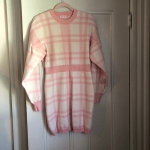Pink plaid dress